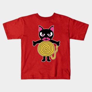 Hypnotic Kitten Kids T-Shirt